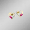 New BADER Zartes Funkeln: Ohrstecker mit echt Rubin