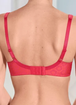 Hot FORMAT Zauberhafter Bügel-BH mit Elastikspitze ROT