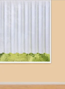 Sale BADER Zauberhafter Blumenfenster-Store WEISS