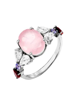 Outlet BADER Zauberhafter Damenring mit echten Edelsteinen