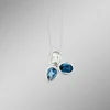 Online BADER Zeitlose Eleganz Anhänger mit Blautopasen und echt grünem Amethyst