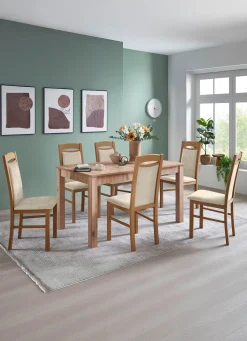 Discount BADER Zeitlose Esszimmermöbel EICHE ARTISAN-CREME