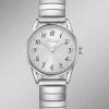 Hot BADER Zeitlose Quartz-Damenuhr Pools 1988 mit Zugband