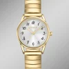 Clearance BADER Zeitlose Quartz-Damenuhr Pools 1989 mit Zugband