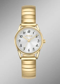 Clearance BADER Zeitlose Quartz-Damenuhr Pools 1989 mit Zugband