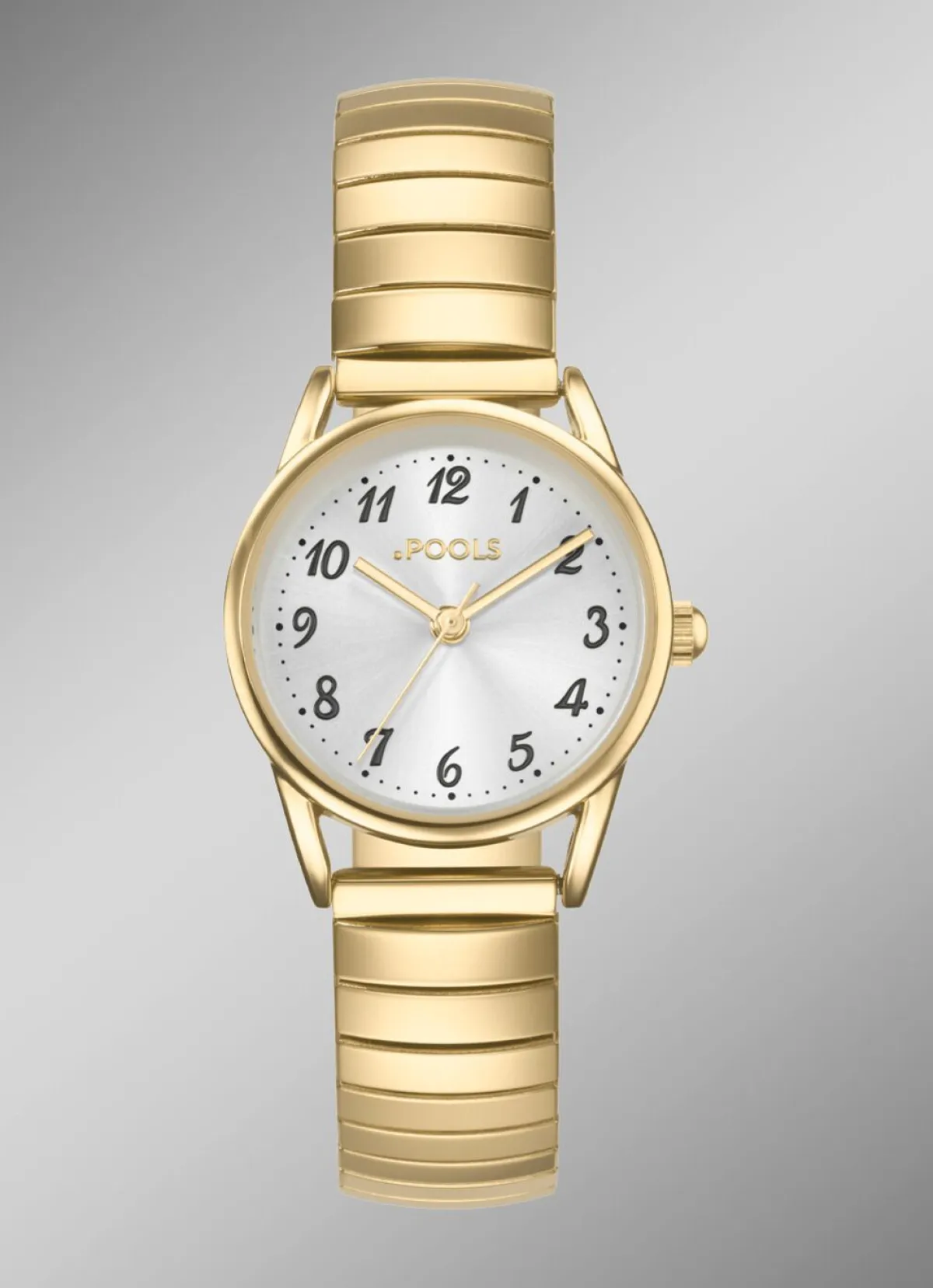 Clearance BADER Zeitlose Quartz-Damenuhr Pools 1989 mit Zugband