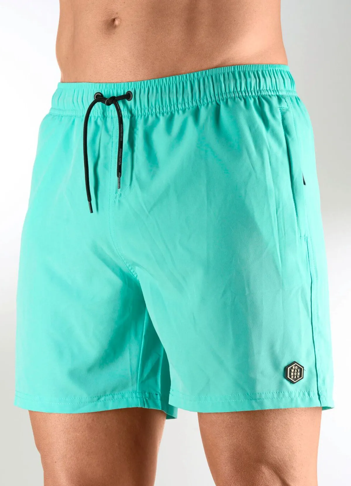 Best BADER Zweierpack Badeshorts, Microfaser 1X MINT-BUNT, 1X MINT