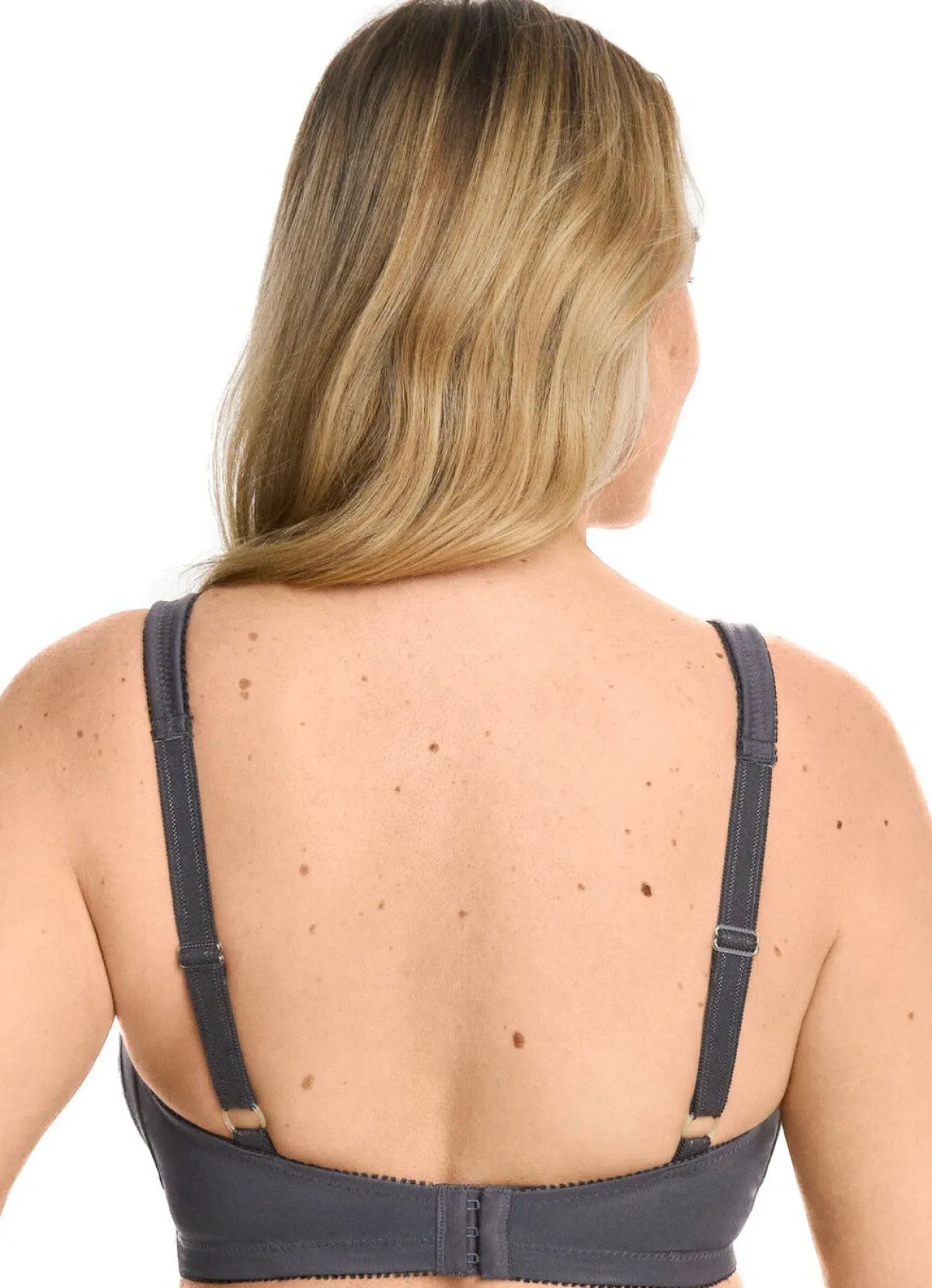 Outlet BADER Zweierpack BH mit Spitzeneinsätzen 1X GRAFIT, 1X PUDER