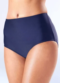 Clearance BADER Zweierpack Bikinihosen, in höher geschnittener Form, mit formendem Vorderfutter 1X SCHWARZ, 1X MARINE