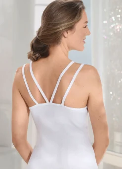 Sale BADER Zweierpack Hemden mit doppelten Trägern 2X WEISS