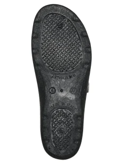BADER Zweierpack klassische Damen-Pantoletten, Weite H, mit Klettverschluss 1X WEISS, 1X SCHWARZ