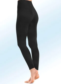 MONAMI Zweierpack Leggings mit BIO-Baumwolle 1X ROT, 1X SCHWARZ