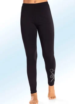 Best PLANTIER Zweierpack Leggings mit bequemem Dehnbund 2X SCHWARZ