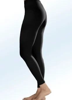 Best BADER Zweierpack Leggings mit Gummizug 2X SCHWARZ