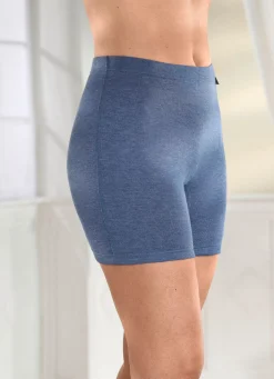 Best PERMATHERM Zweierpack Longpants JEANSBLAU MELIERT