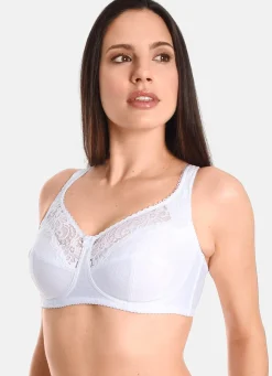 Discount BADER Zweierpack Sassa BH mit Elastikspitze 1X SEKT, 1X WEISS