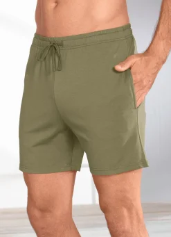 Outlet BADER Zweierpack Schlaf-und Freizeitshorts mit BIO-Baumwolle