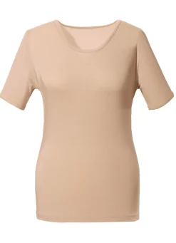 New BADER Zweierpack Shirts mit elastischen Abschlüssen 1X BEIGE, 1X SCHWARZ