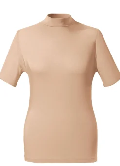 Clearance BADER Zweierpack Shirts mit Stehkragen und kurzen Ärmeln 1X BEIGE, 1X SCHWARZ