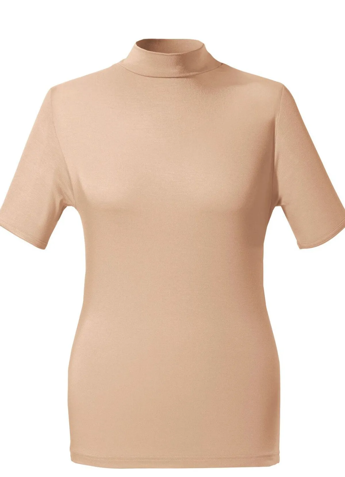 Clearance BADER Zweierpack Shirts mit Stehkragen und kurzen Ärmeln 1X BEIGE, 1X SCHWARZ