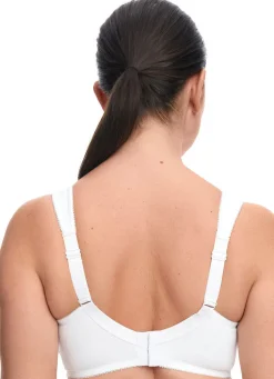 Hot SUSA Zweierpack BH mit hübscher Elastikspitze 1X WEISS, 1X PUDER