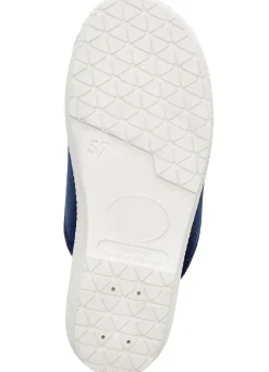 Sale BADER Zweierpack, warme Damen-Hausschuhe, Weite H, mit Wolle TAUPE+MARINE