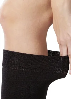 Hot BADER Zweierpack Komfort-Kniestrümpfe oder -Socken SCHWARZ